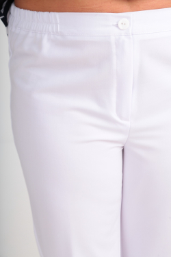 Костюм-1-00165 белые брюки. - фото 2