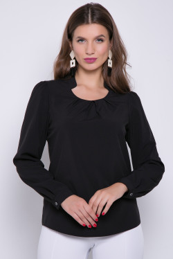 Блуза-98-Валенсия (черная) - фото 2