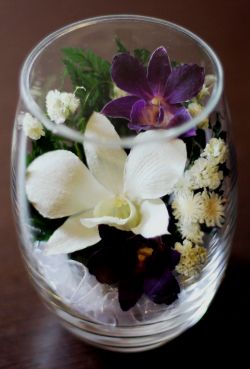 Живые цветы в стекле-129-Живые цветы в стекле RmiO - фото 1