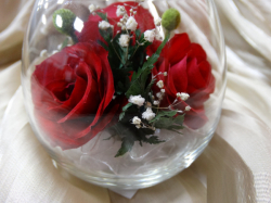 Живые цветы в стекле-129-Сувениры для любимых BmiR - фото 2