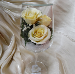 Живые цветы в стекле-129-Сувениры для любимых GHRc - фото 2