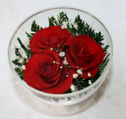 Живые цветы в стекле-129-Сувениры для любимых CuSR3 - фото 1