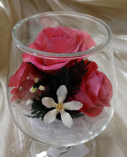Живые цветы в стекле-129-Цветы в вакууме GSRp - фото 2