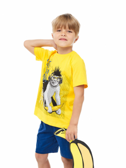 Пижама-108-Комплект для мальчика  Жёлтый - фото 2