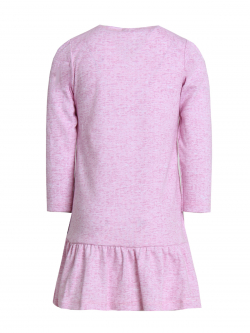 Платье-108-"Нинель-3" с шелкографией  Розовый - фото 2
