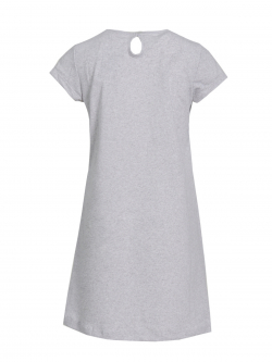Платье-108-"Лисичка-3" с шелкографией Серый - фото 2