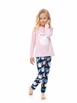 Пижама-108-Пижама  детская для девочки  Розовый - фото 1