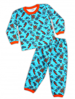 Пижама-108-Пижама детская для мальчика Изумрудный - фото 1