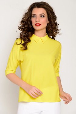 Блуза-98-Версаче (желтая) - фото 1