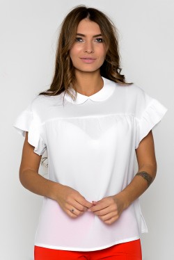 Блуза-98-Ялта (белая) - фото 1