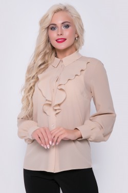 Блуза-98-Клариса (миндаль) - фото 2