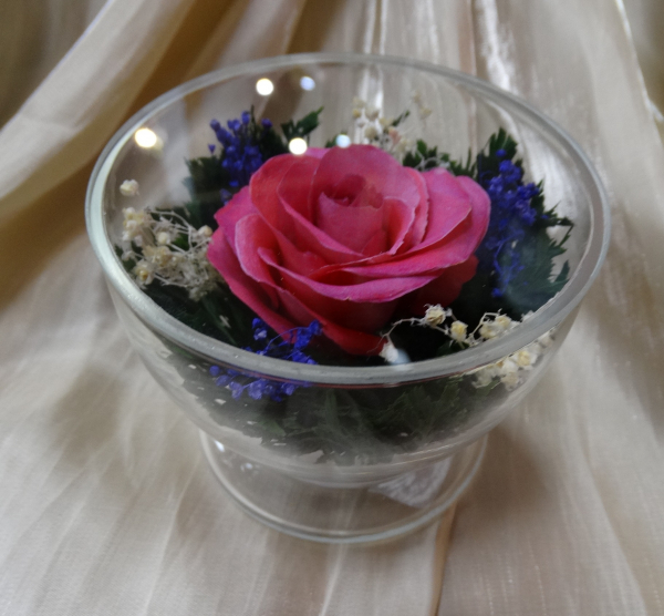 Живые цветы в стекле-129-Живые цветы в стекле SSRp - фото 1