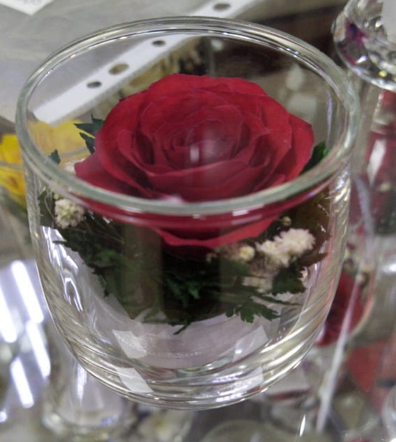 Живые цветы в стекле-129-CuSR - фото 1
