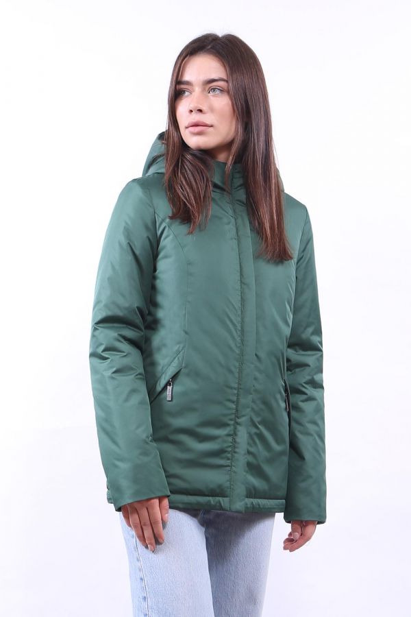 Куртка-130-99628 зеленый - фото 1